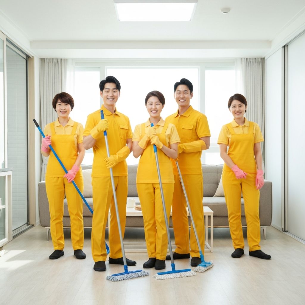 새 출발은
깨끗한 공간에서